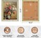 11x14 Picture Frame, Vintage Picture Frames 11x14 Plexiglass Glass for Wall Display, Rustic 11 x 14 Photo Frame Antique Gold Green, Widen Border
